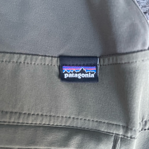 Patagonia Happy Hike Studio Pants Women’s Olive Green Jogger Travel Stretch Sz M - Picture 6 of 7